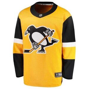 NEW Pittsburgh Penguins Fanatics Retro Alt NHL Hockey Jersey Boys Youth L/XL